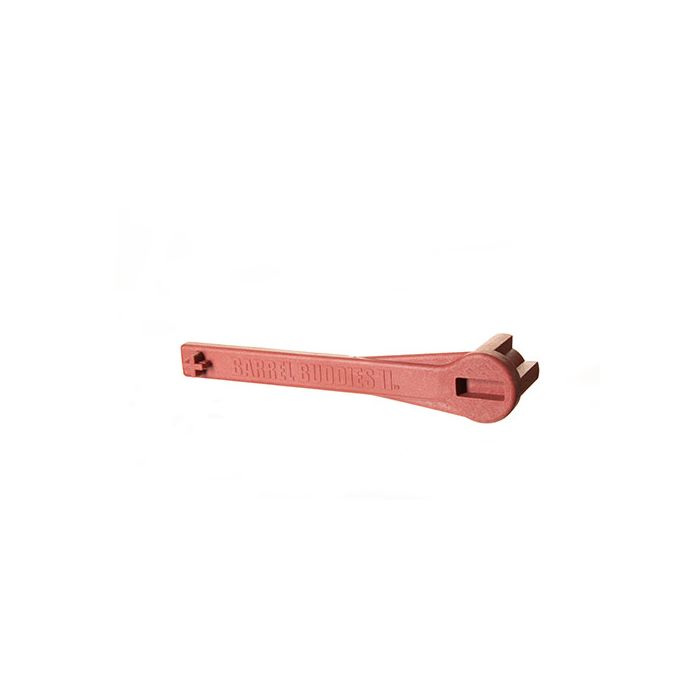 Red nylon bung wrench tool. 