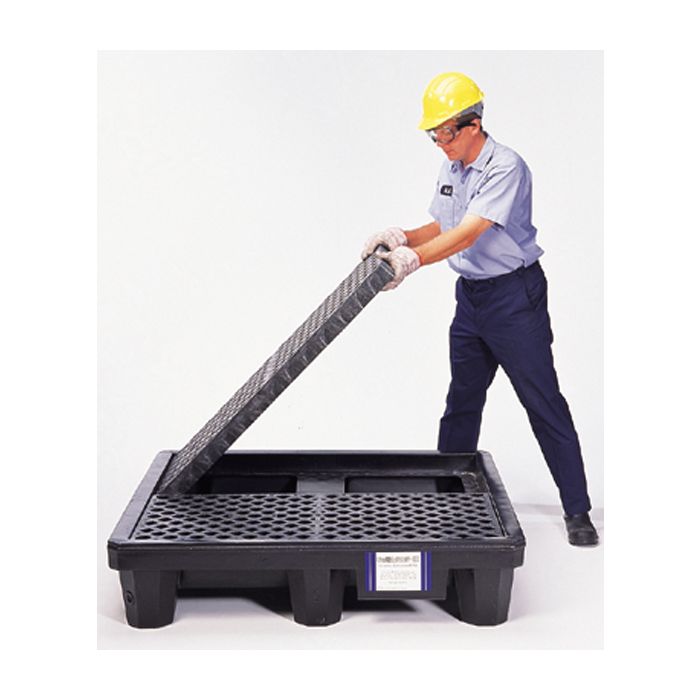 Ultra 4 Drum Spill Pallet With Drain Economy Model