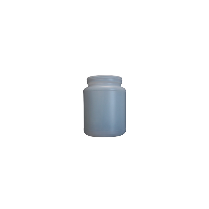½ Gallon Plastic Jar – Wide Mouth, Natural