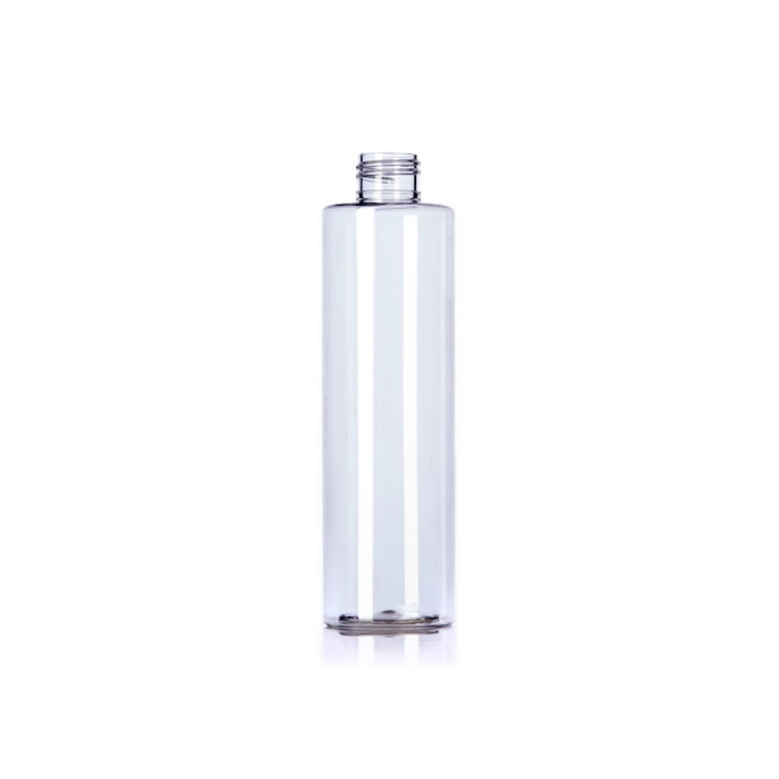 8 oz cylinder round plastic bottle