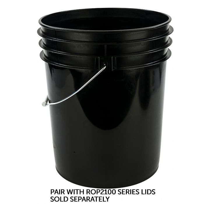 Black Bucket 5 Gallon