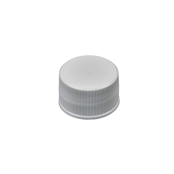 White Polypropylene Screw Caps - 28 mm