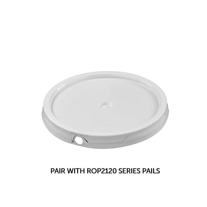 White lid for 2 gallon bucket
