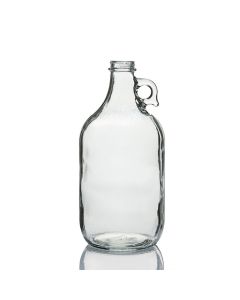 half gallon flint glass growler