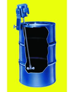 Closed Head Drum Mixer Clamp On Mount, 1/4 HP TEFC Motor