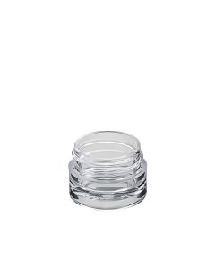 1/8 oz Clear Thick wall Polystyrene Jar With 33-400 Neck