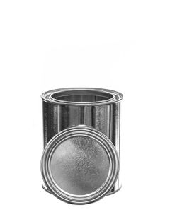 1 Quart Metal Paint Can with Lid - Unlined