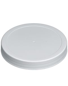 White Polypropylene Screw Caps - 100 mm