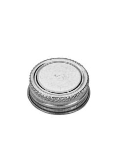 Tin Screw Cap for Metal Can - 1 1/4 Inch Alpha