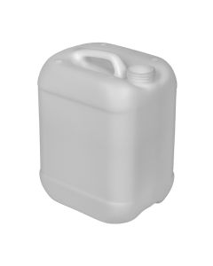 2.5 Gallon Rectangular Closed Head Plastic Pail with Integrated Handle