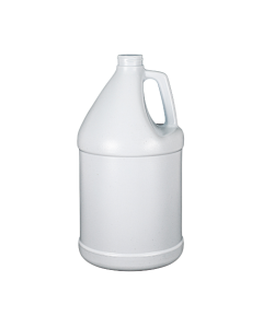 white 1 gallon plastic bottle