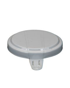 2 Inch Round Head Aluminum Capseal White