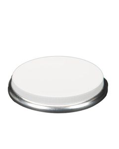 2 Inch Self Gasketing Hex Head Plastic Capseal White