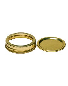 2 piece gold canning lid size 70-450