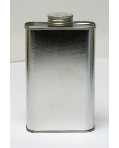 1 Pint F-Style Metal Can with Screw Top - 1 1/4 Inch Alpha