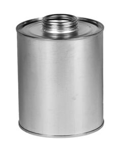 1 Quart Round Screw Top Metal Can