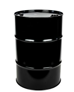 30 Gallon Closed Head Steel Drum, UN Rated, Lined - Black