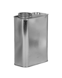 1 Quart F-Style Oblong Metal Can
