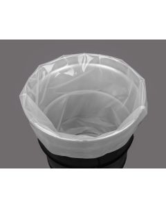 55 Gallon Round Bottom Fold-Back Liners - Flexible 10 mil