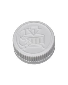 White Child Resistant Polypropylene Screw Cap – 38 mm
