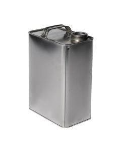 1 Gallon F-Style Oblong Metal Can - 1 1/4 Inch Alpha