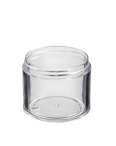 4 oz Clear Polystyrene Thick Wall Jar With 70-400 Neck