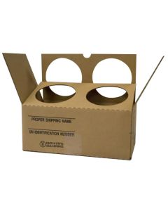 Hazmat box for 2 cans