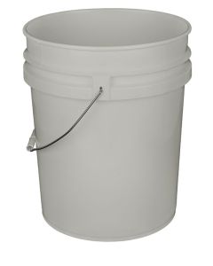 5 Gallon FLEXSPOUT® Open Head Plastic Pail - Natural