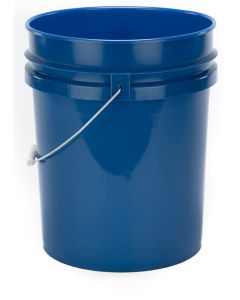 5 Gallon Open Head Plastic Pail -  Dark Blue
