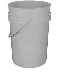 6 Gallon Open Head Plastic Pail for FLEXSPOUT® - Natural