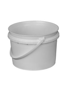 1 Gallon Round Plastic Container with Handle - IPL Industrial Series