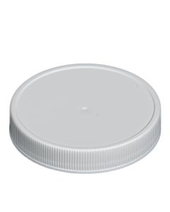 White Polypropylene Screw Caps - 63 mm