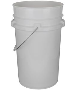 7 Gallon Plastic Utility Pail for FLEXSPOUT® Lid - Natural