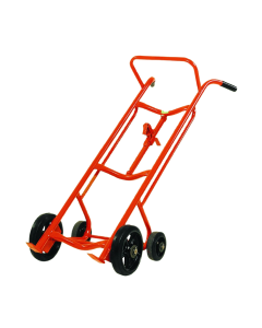 4-Wheel Steel Tandem Drum Truck, Steel Wheels