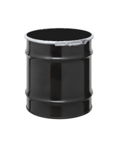 8 Gallon UN Rated Open Head Steel Drum With Plain Quick Lever Cover