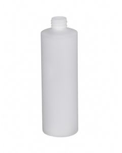 Plastic Round Cylinder Bottle – 16 oz.