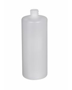 Plastic Round Cylinder Bottle – 32 oz.