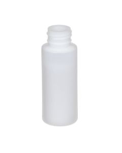 Plastic Round Cylinder Bottle – 2 oz.