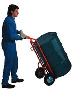 Combination Drum Hand Truck - Moldon Rubber Wheels