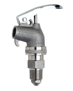 Justrite® Adjustable 3/4 Inch Stainless Steel Safety Faucet