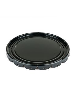 Plain Lug Cover For 5 Gallon Steel Pails - Black