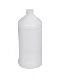 Plastic Modern Round Bottle – 32 oz.