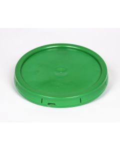 Plain Plastic Pail Lid with Tear Tab - Green