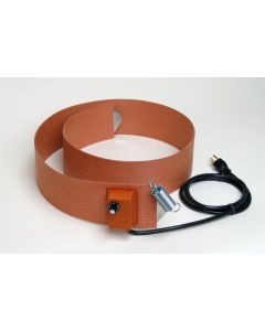 Silicone Rubber Drum Heater - 4 Inch Wide - 55 Gallon