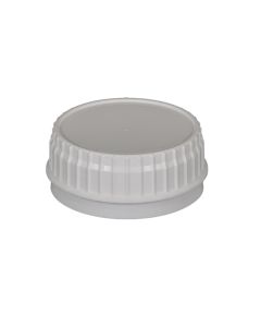 White Polypropylene Screw Cap – 63 mm