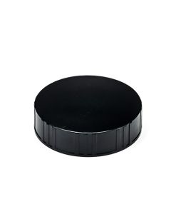 Black lid for glass bottle - 43mm