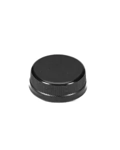 Black cap for juice bottle