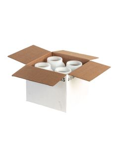 4 pack of 1 gallon wide mouth jars with shipping box.