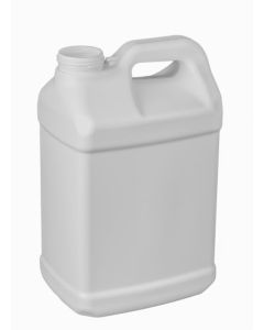 2.5 Gallon F Style Bottle, Poly, No Cap - White
