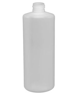 32 oz Natural HDPE Cylinder Bottle, 28-410